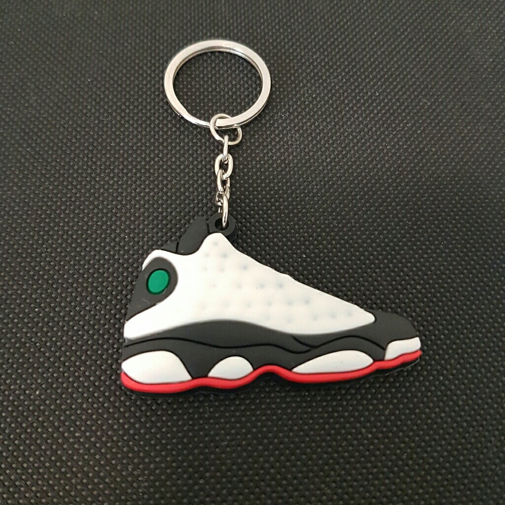 Air Jordan 13 Reflective Silver Keychain